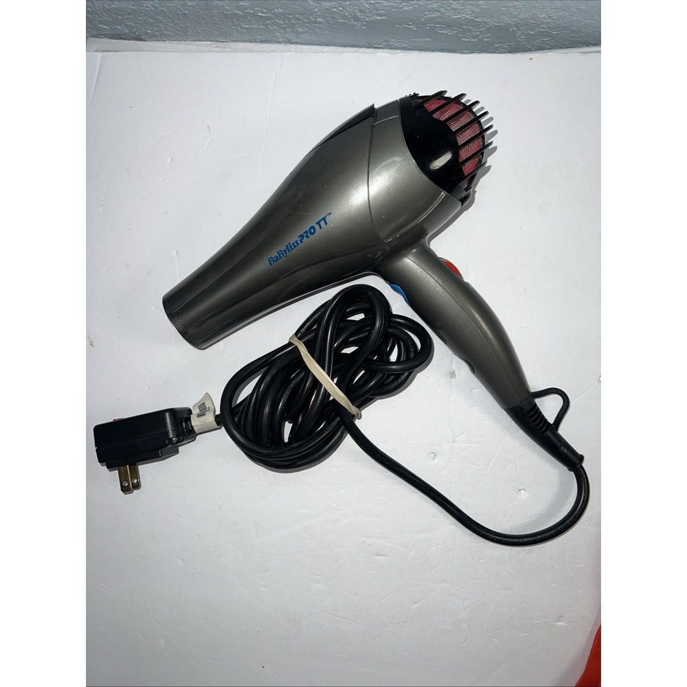 Babyliss Pro TT Tourmaline Titanium 5500 Hair Dryer Silver